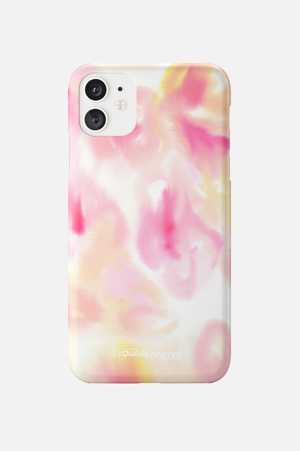Watercolor dream hard case (Pink)